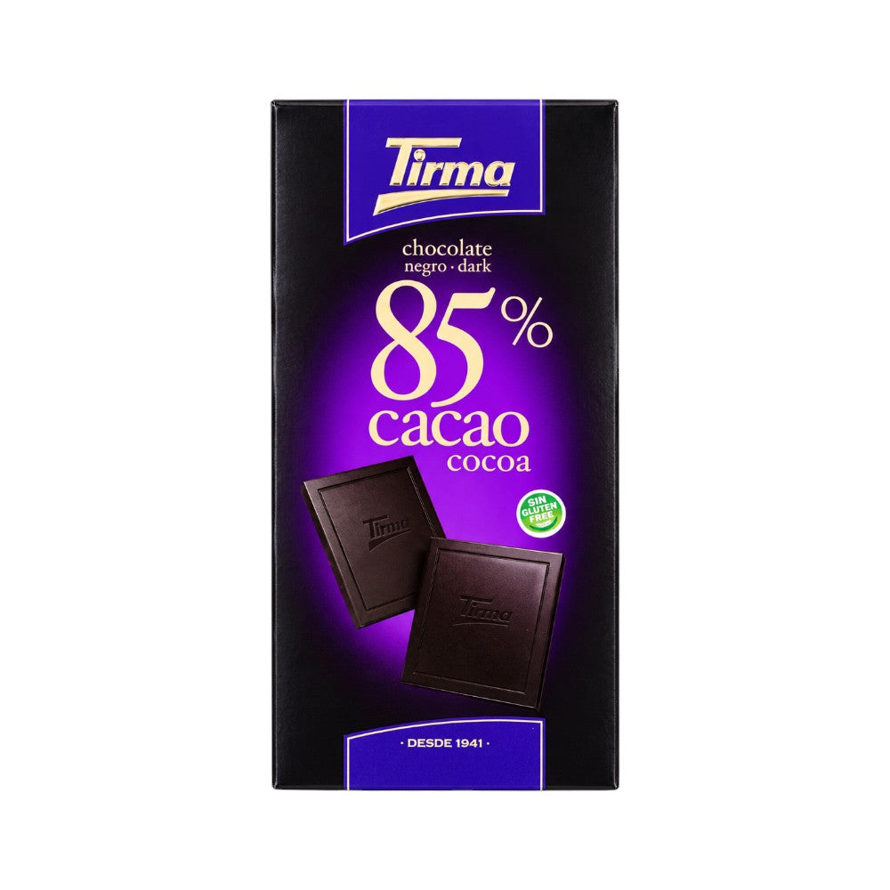 TIRMA DARK CHOCOLATE CACAO 85% 125 GM
