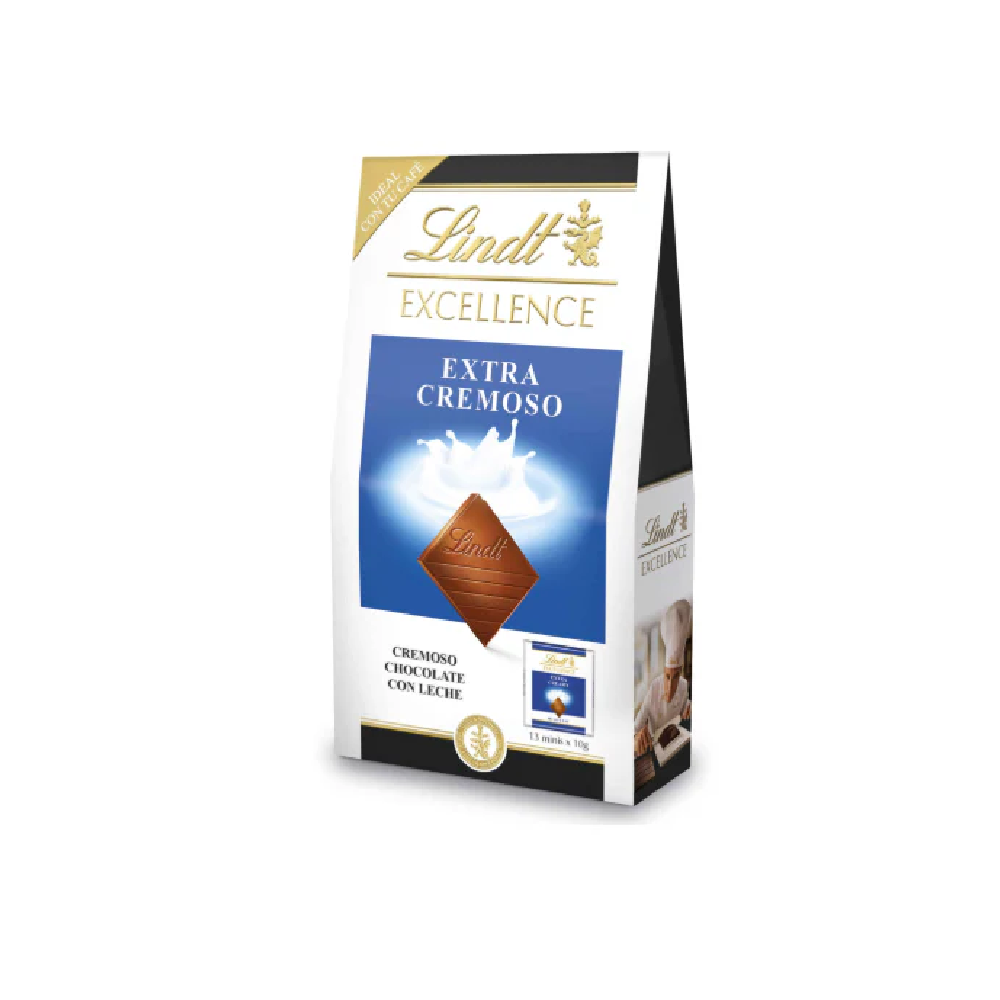 LINDT EXCELLENCE CHOCOLATE EXTRA CREMOSO BOX 130 GM