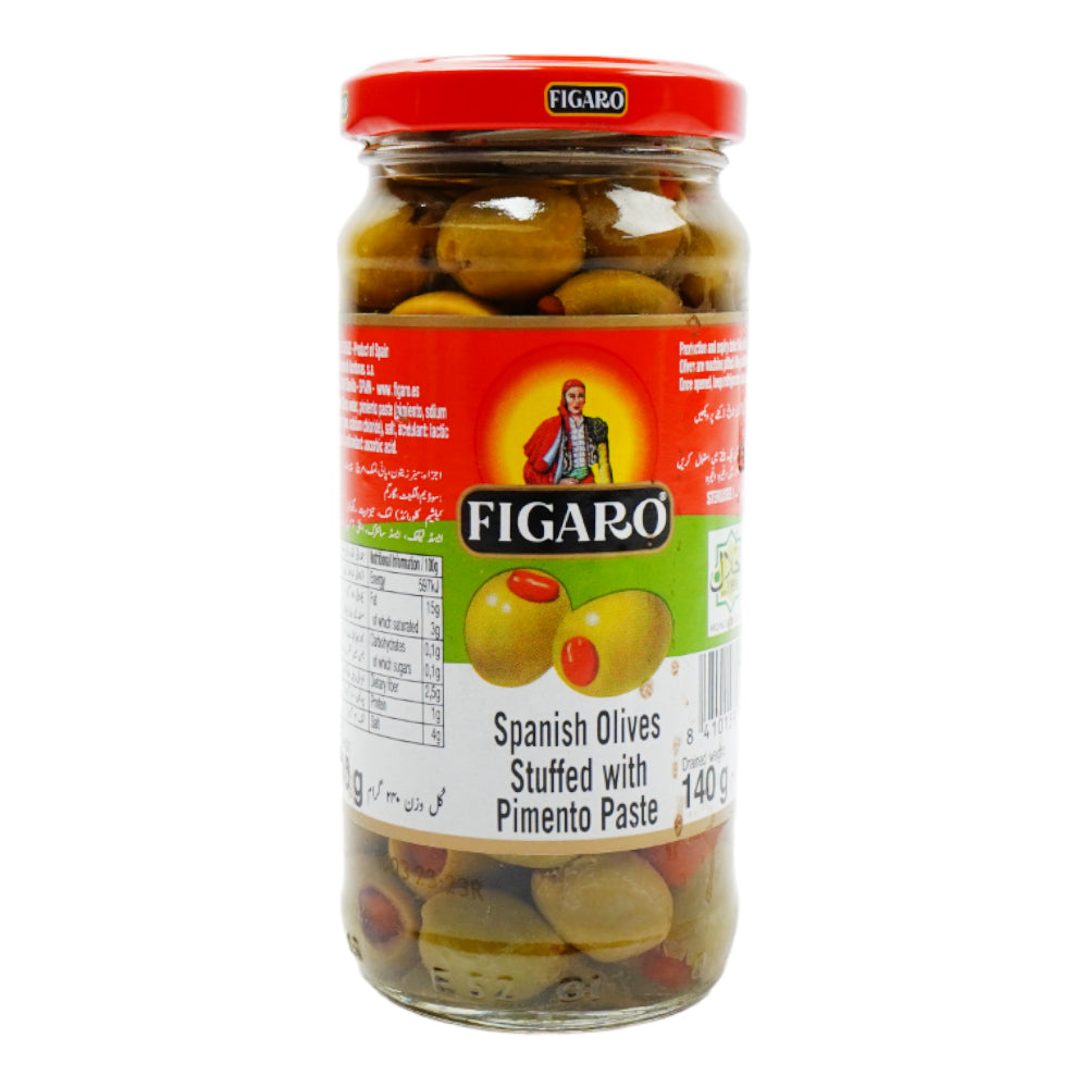 FIGARO SPANSIH OLIVES STTUFFED PIMIENTO PASTE 240 GM