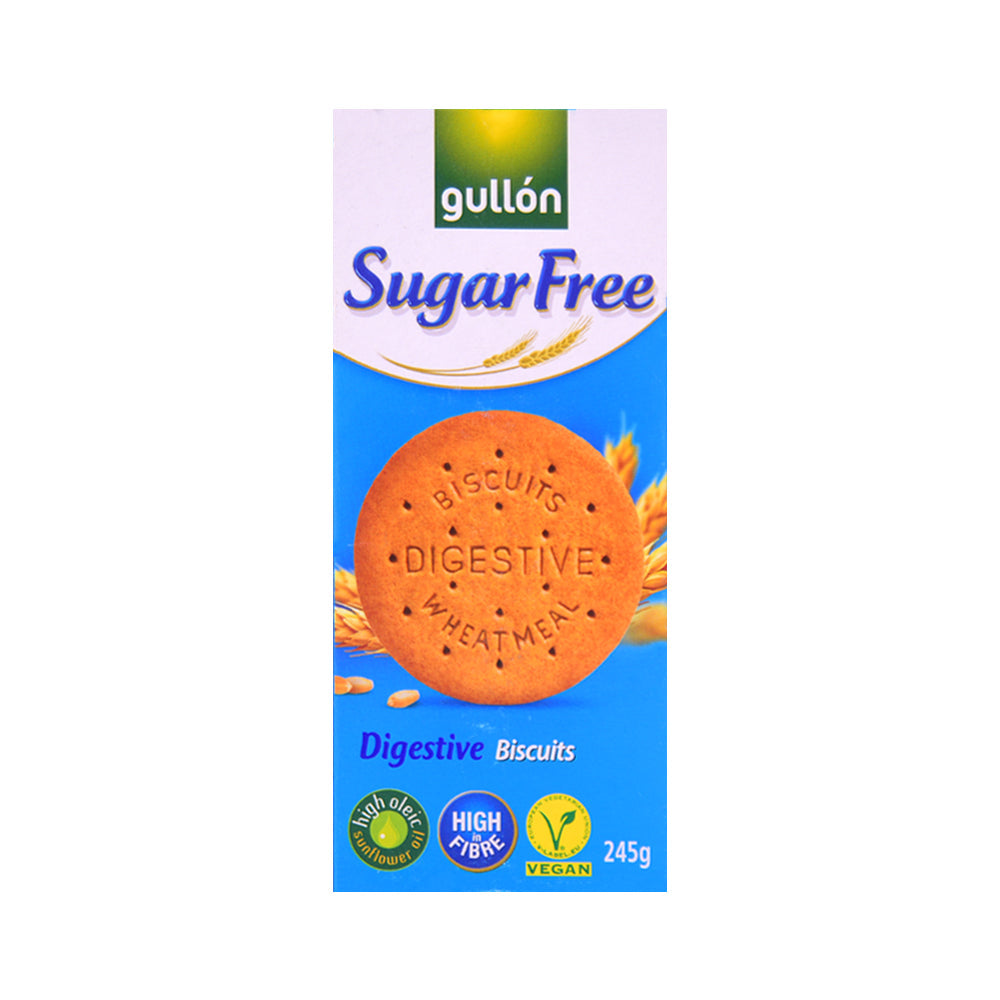 GULLON BISCUITS DIGESTIVE WHEAT MEAL SUGAR FREE 245 GM