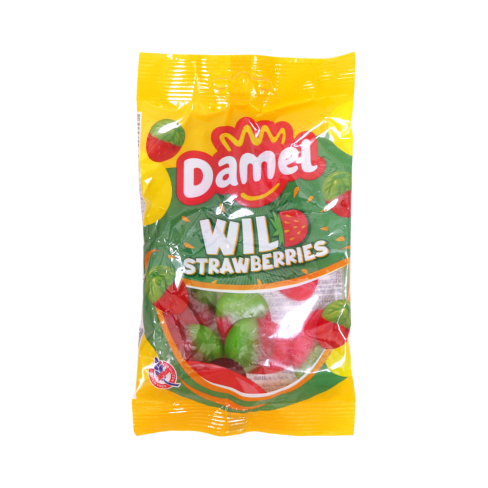 DAMEL JELLY WILD STRAWBERRIES POUCH 80 GM