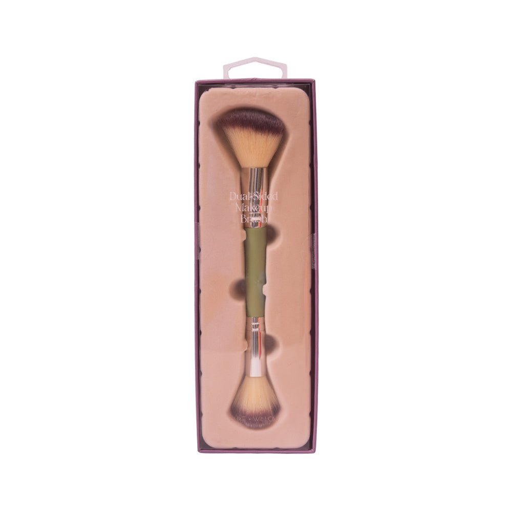 LUXE-WILLOW DUAL-SIDED MAKEUP BRUSH