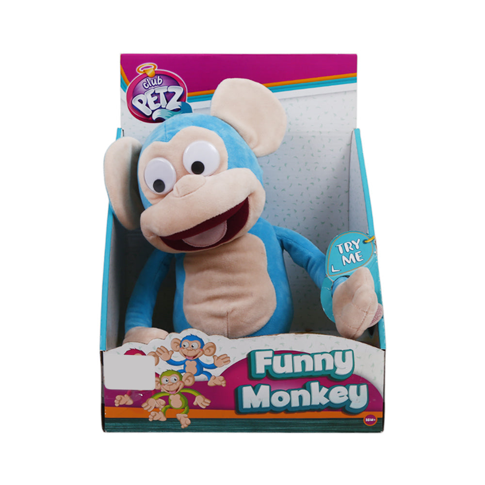 94161 Club Petz Funny Laughing Monkey B/o Asst Id