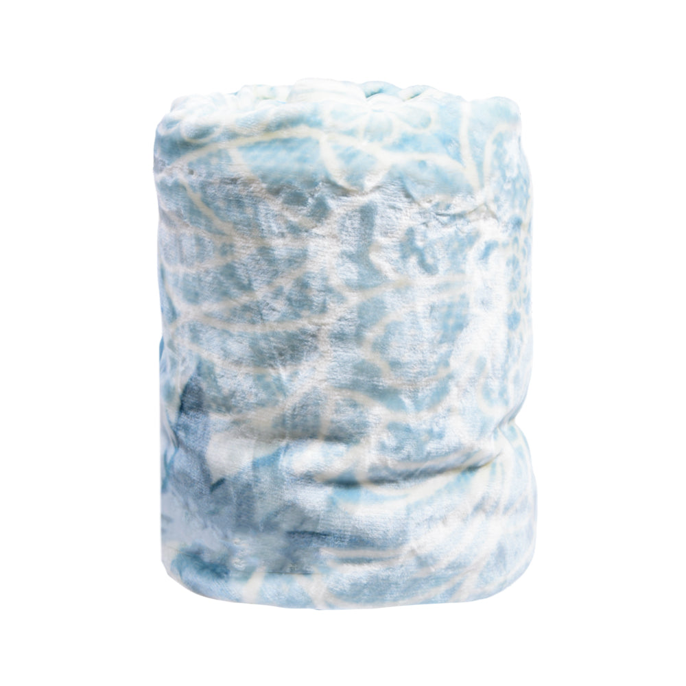 MORA BLANKET GOLD H88 BLUE 2 PLY 220X240