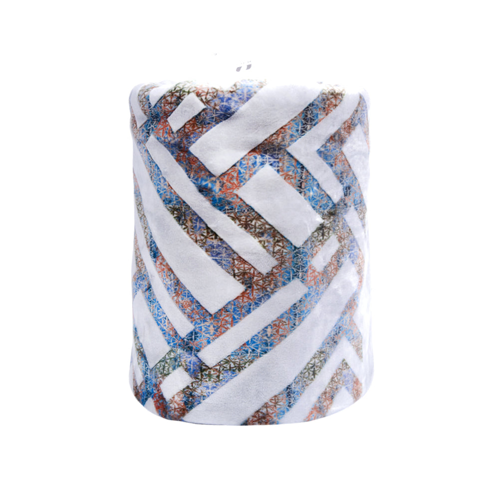 MORA BLANKET SIGNATURE 3D J44 GREY 220X240