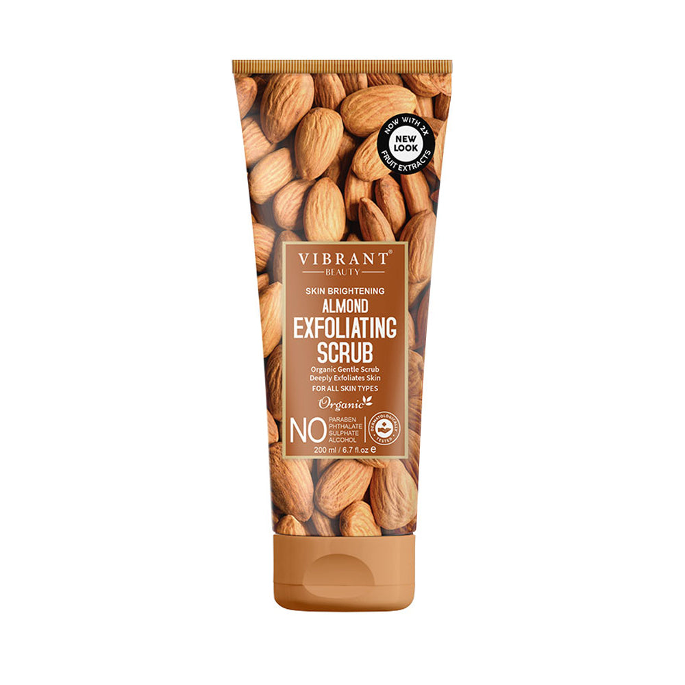 VIBRANT BEAUTY ALMOND EXFOLIATING SCRUB 200 ML