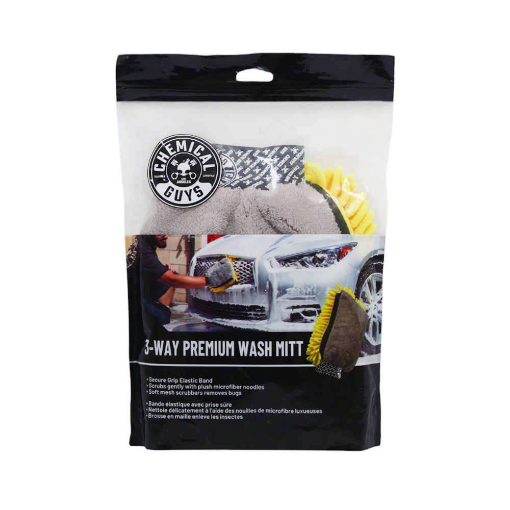 CHEMICAL GUYS 3-WAY PREMIUM WASH MITT