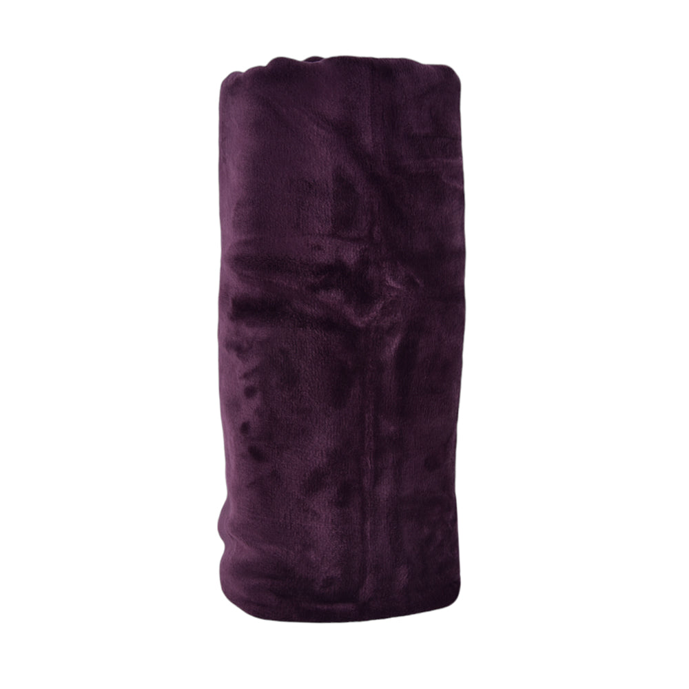 PIEL BLANKET PLAIN 5047 AUBERGINE 160X240