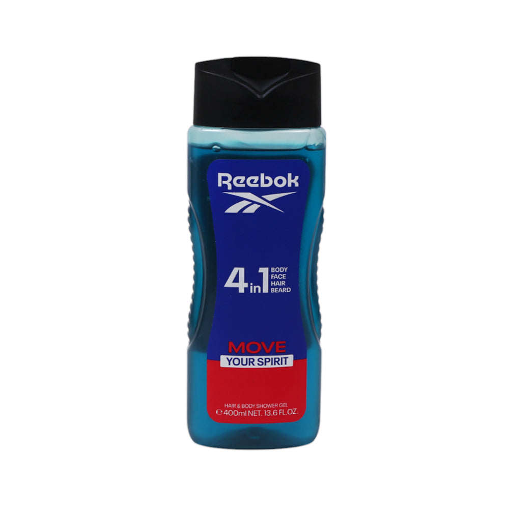 REEBOK SHOWER GEL 4IN1 MOVE YOUR SPIRIT 400 ML