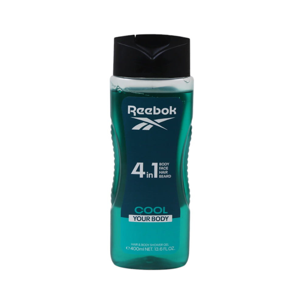 REEBOK SHOWER GEL 4IN1 COOL YOUR BODY 400 ML