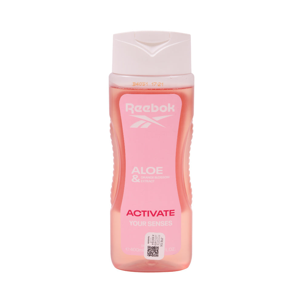 REEBOK SHOWER GEL ALOE & ORANGE BLOSSOM EXTRA ACTIVATE YOUR