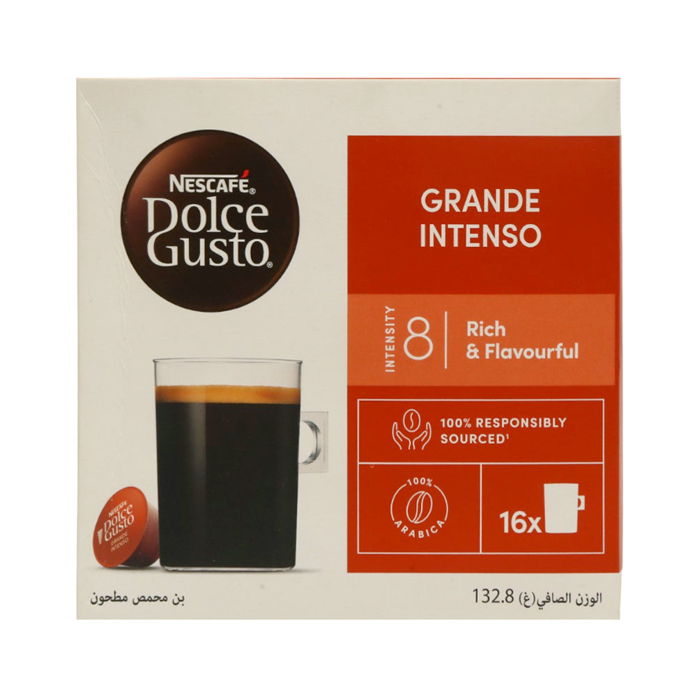 NESCAFE COFFEE DOLCE GUSTO GRANDE INTENSO RICH & FLAVOURFUL