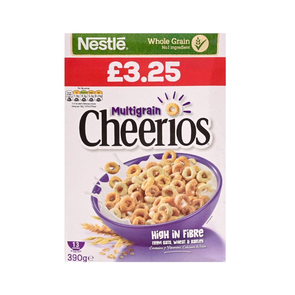 NESTLE CEREAL CHEERIOS MULTIGRAIN 390 GM
