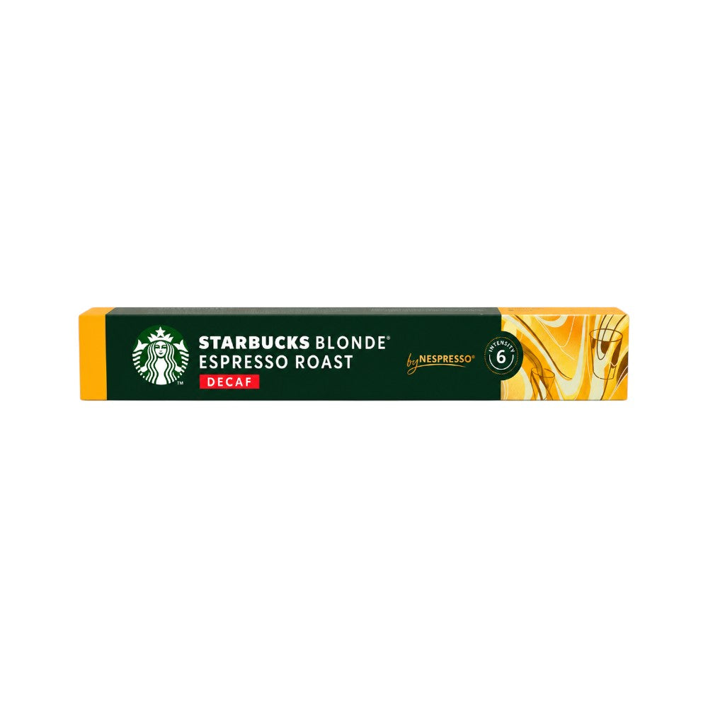 STARBUCKS COFFEE PODS ESPRESSO BLONDE DECAF 55 GM