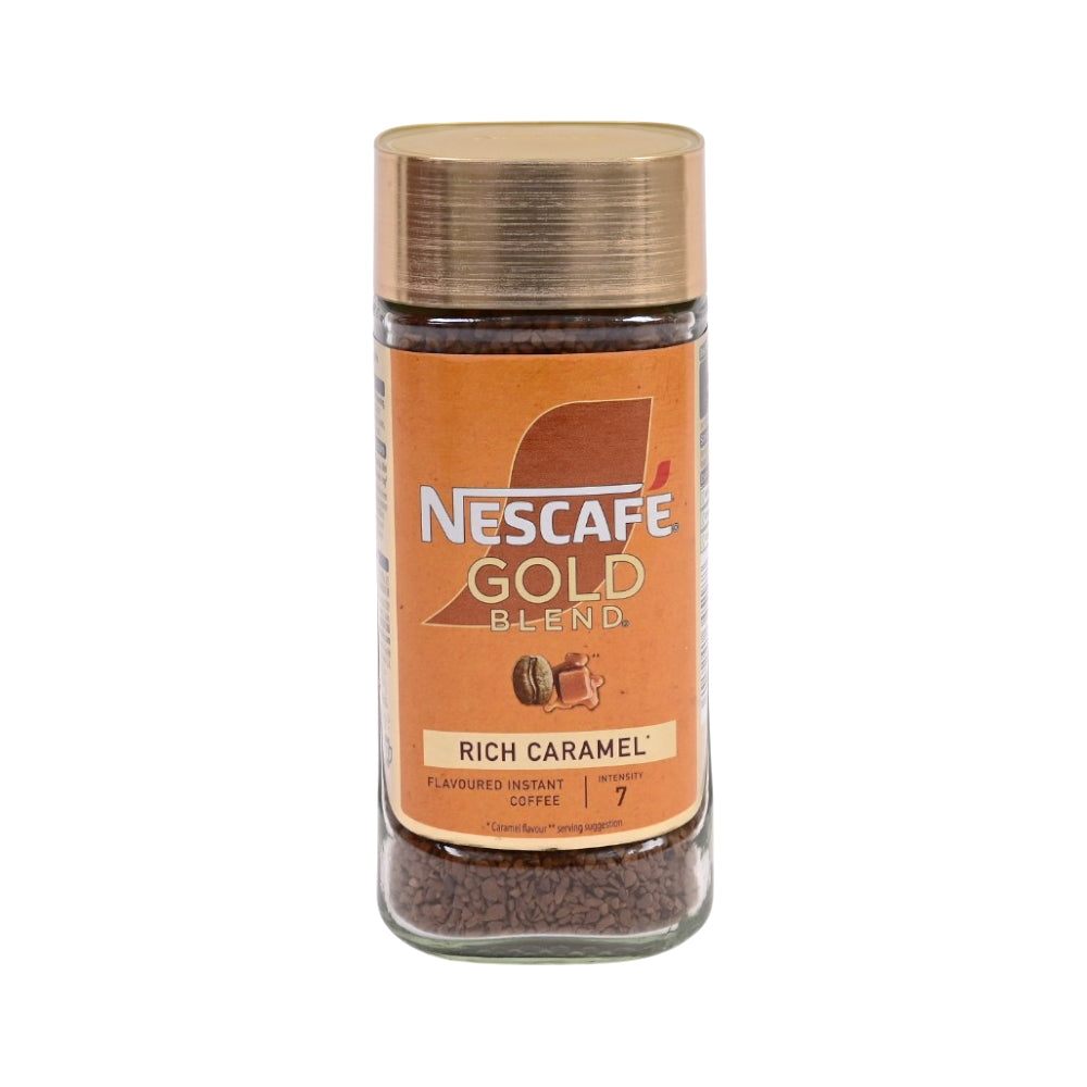 NESCAFE GOLD COFFEE DECA BLEND RICH CARAMEL 95 GM