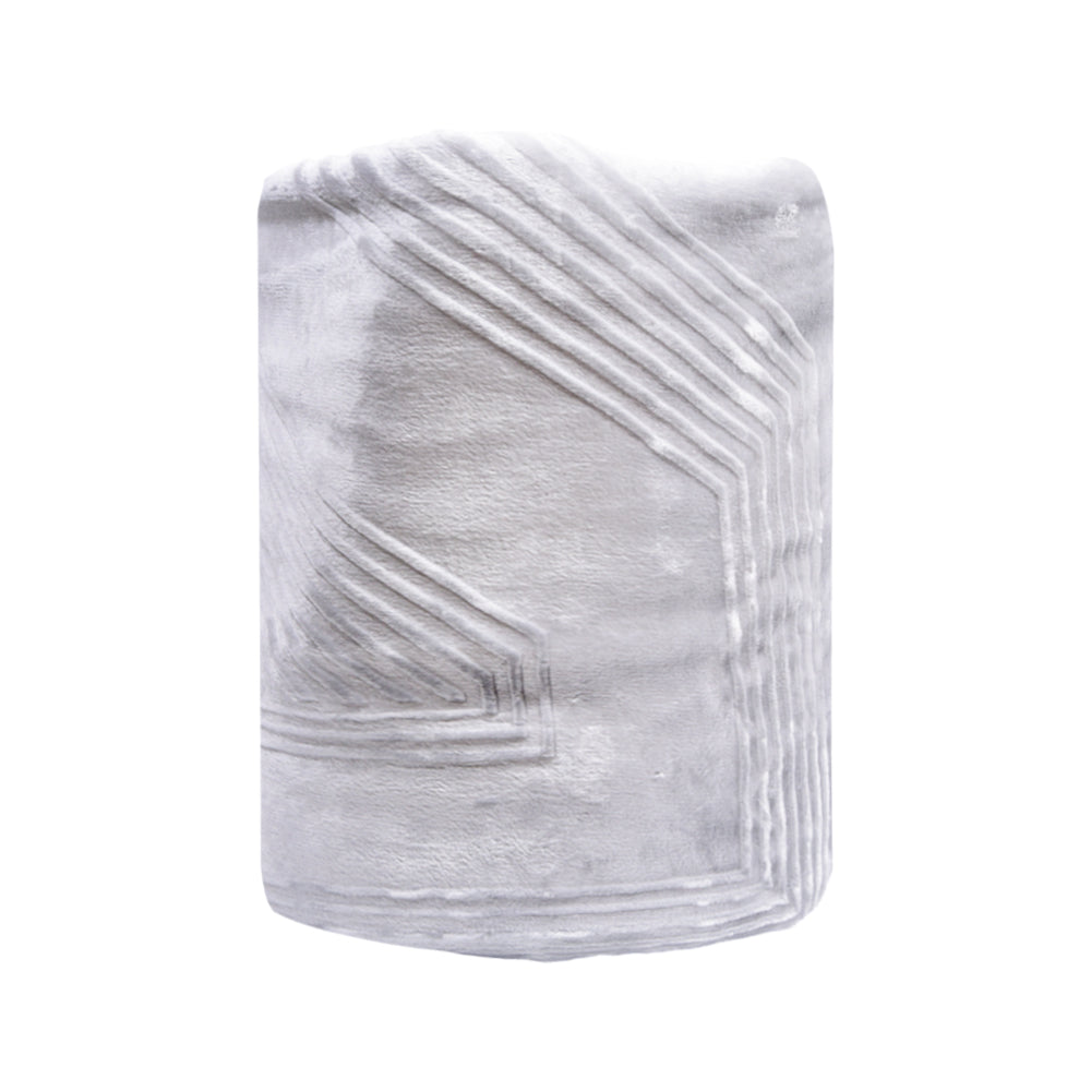 MORA BLANKET SIGNATURE EMBOSSED P80 GRIS 220X240