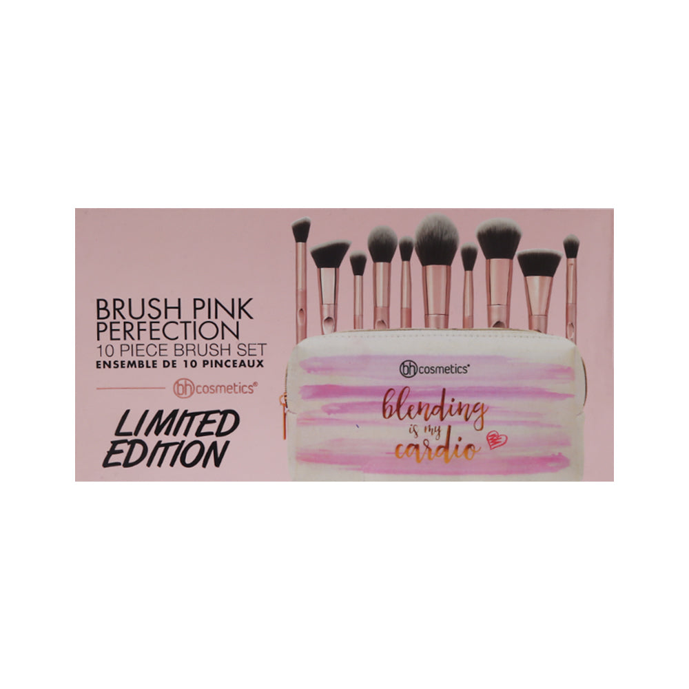 BH COSMETIC MINI PINK PERFECTION 6 PIECE BRUSH SET