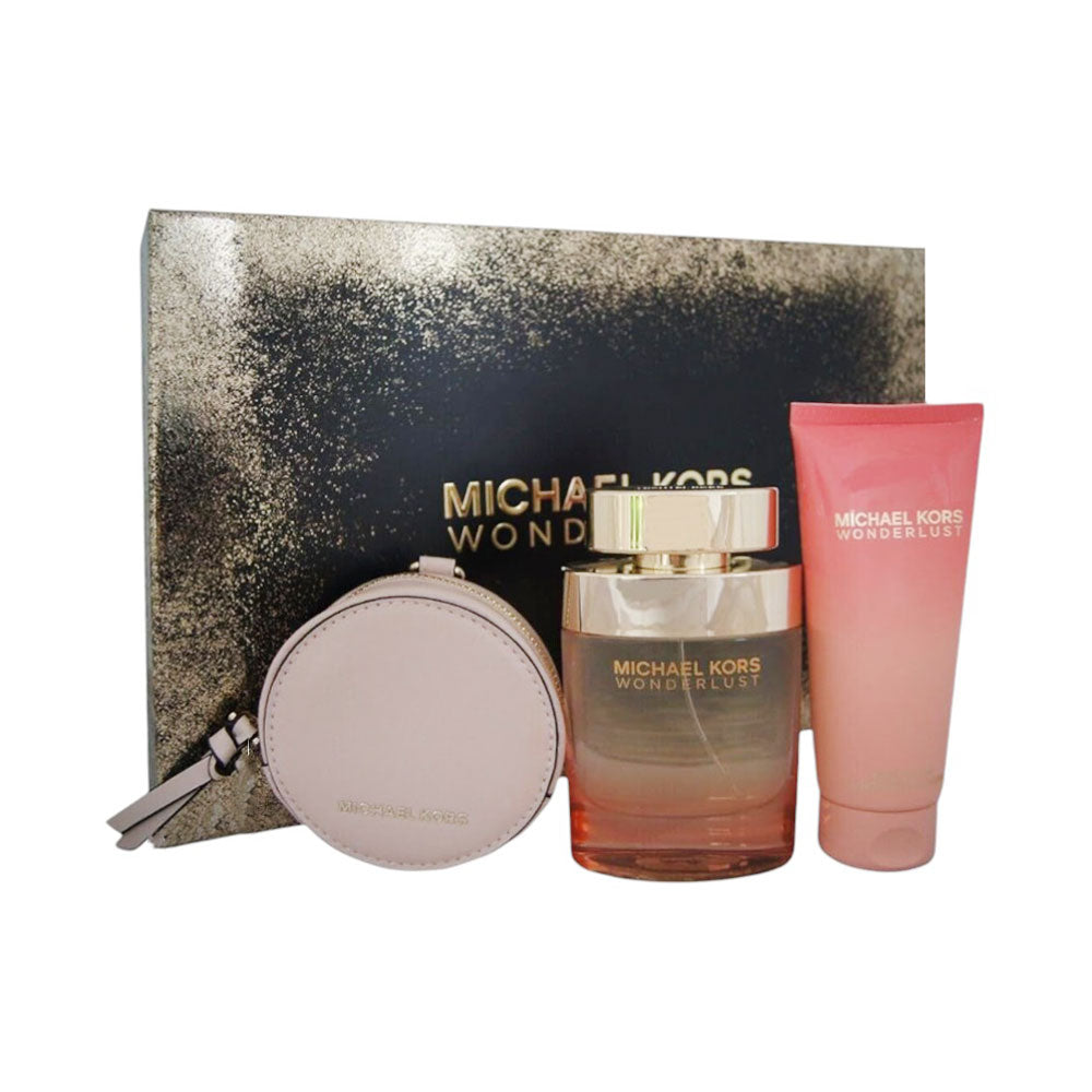 MICHAEL KORS WONDERLUST FOR WOMEN 3PC GIFT SET