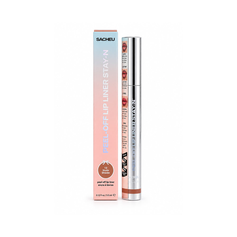 SAUCHEU PEEL OFF LINER STAY -N 12 NO SHADE 3.5ML