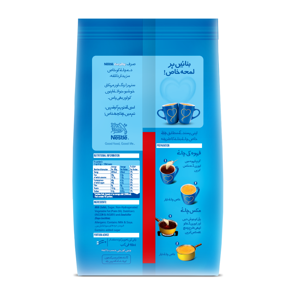 NESTLE EVERYDAY MILK POWDER POUCH 850 GM