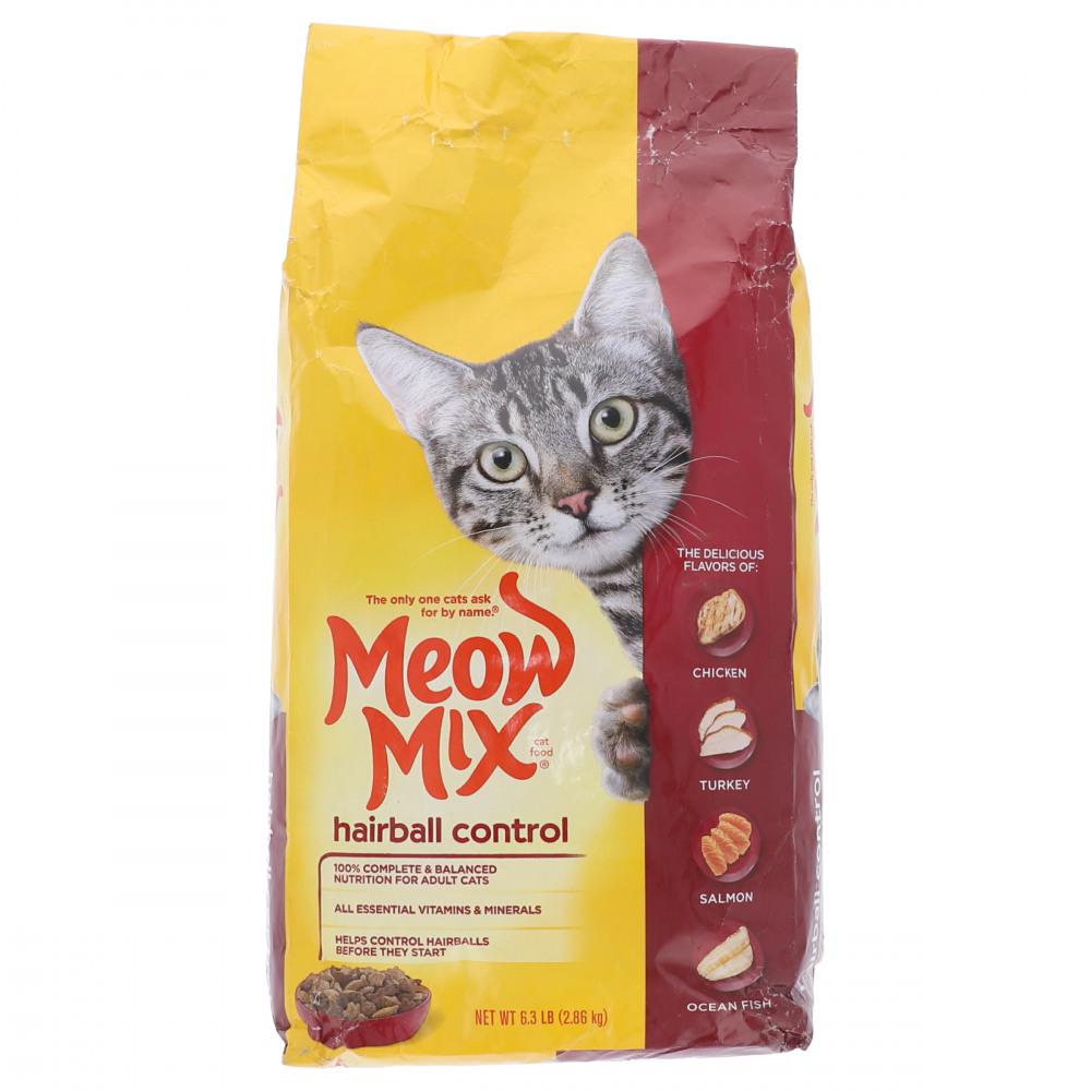 MEOW MIX CAT FOOD HAIRBALL CONTROL 2.86 KG