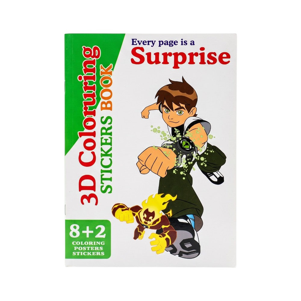 GS-A0017 3D COLORING BOOK MIX