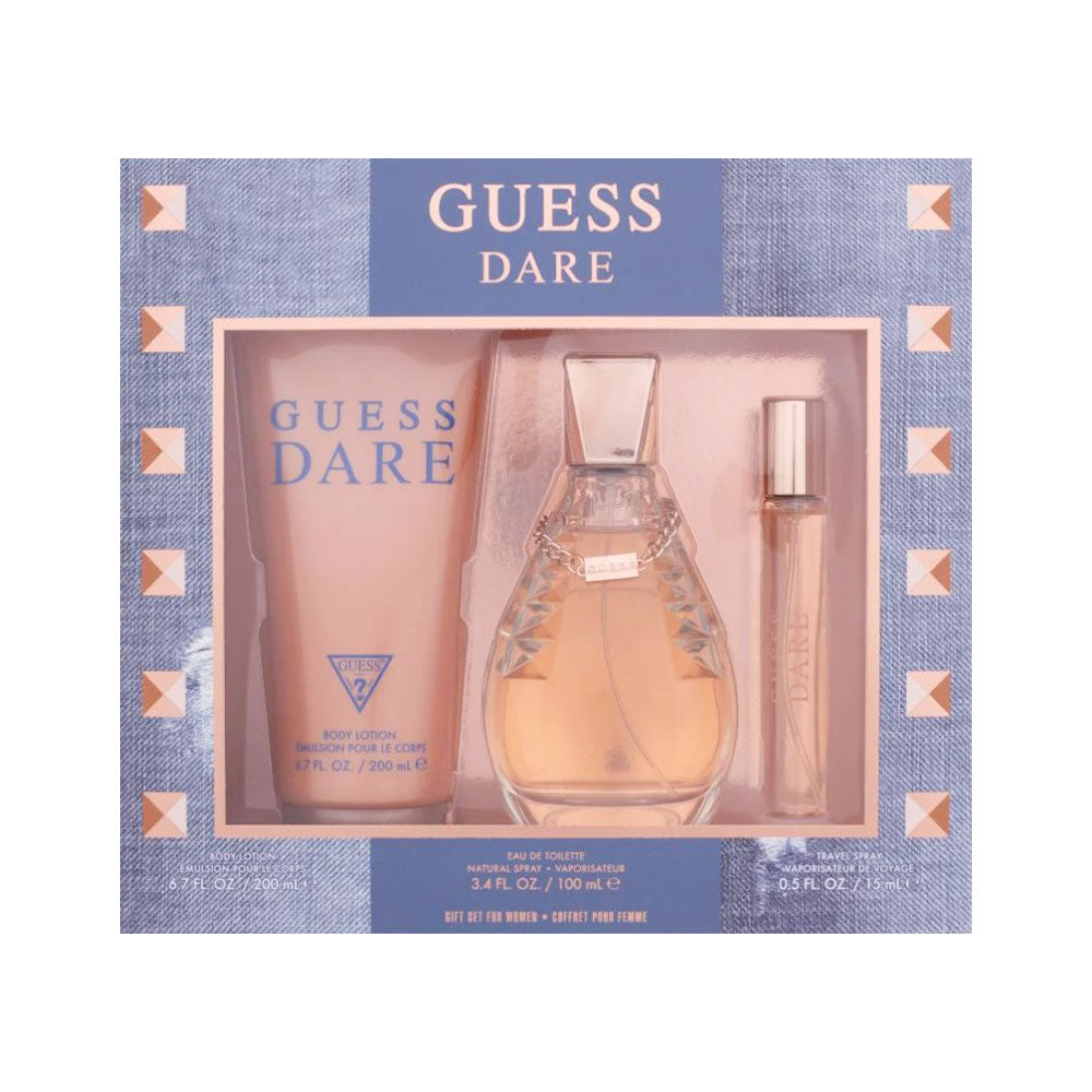 GUESS DARE FOR LADIES 3PC GIFT SET