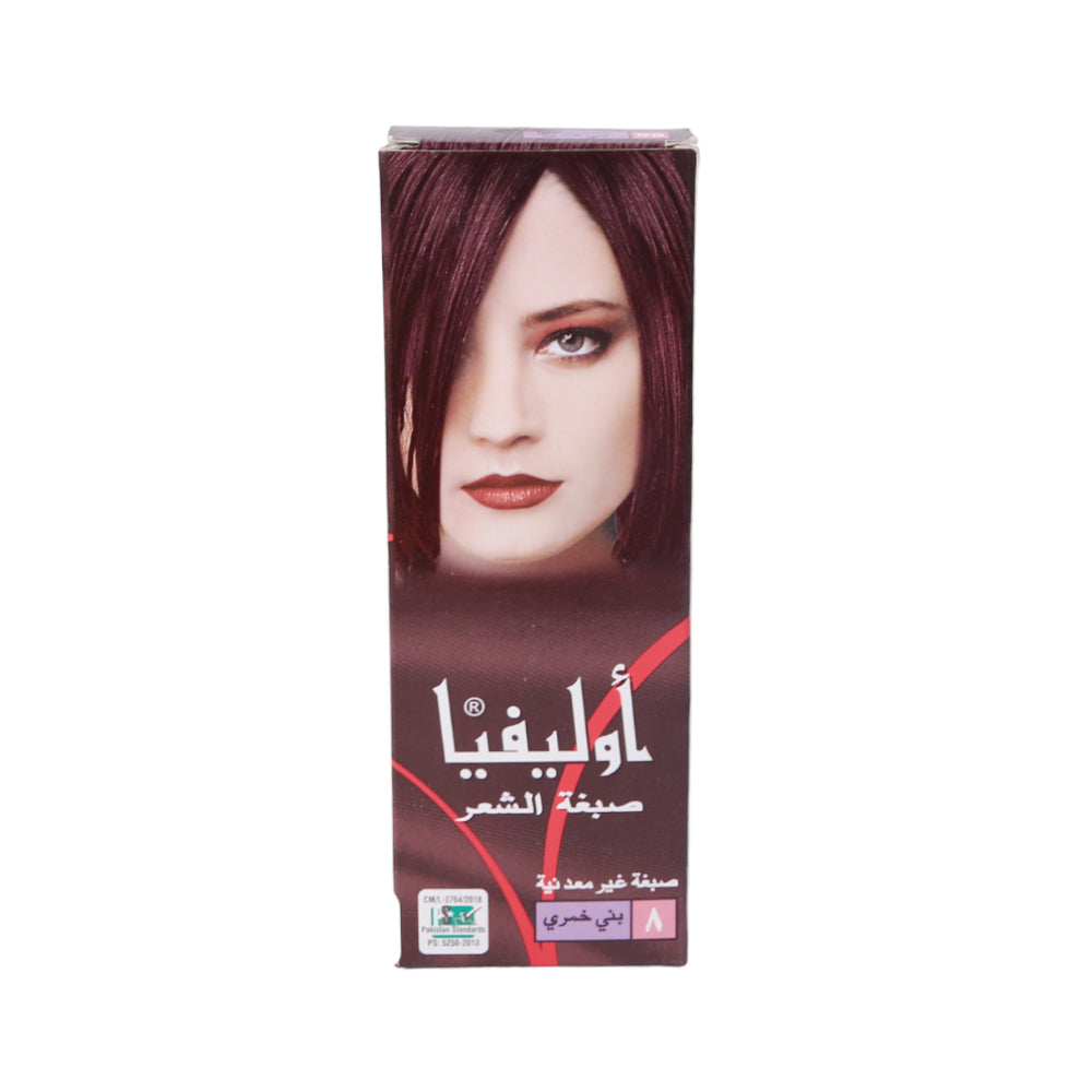 OLIVIA HAIR COLOR BURGUNDY 08 PC