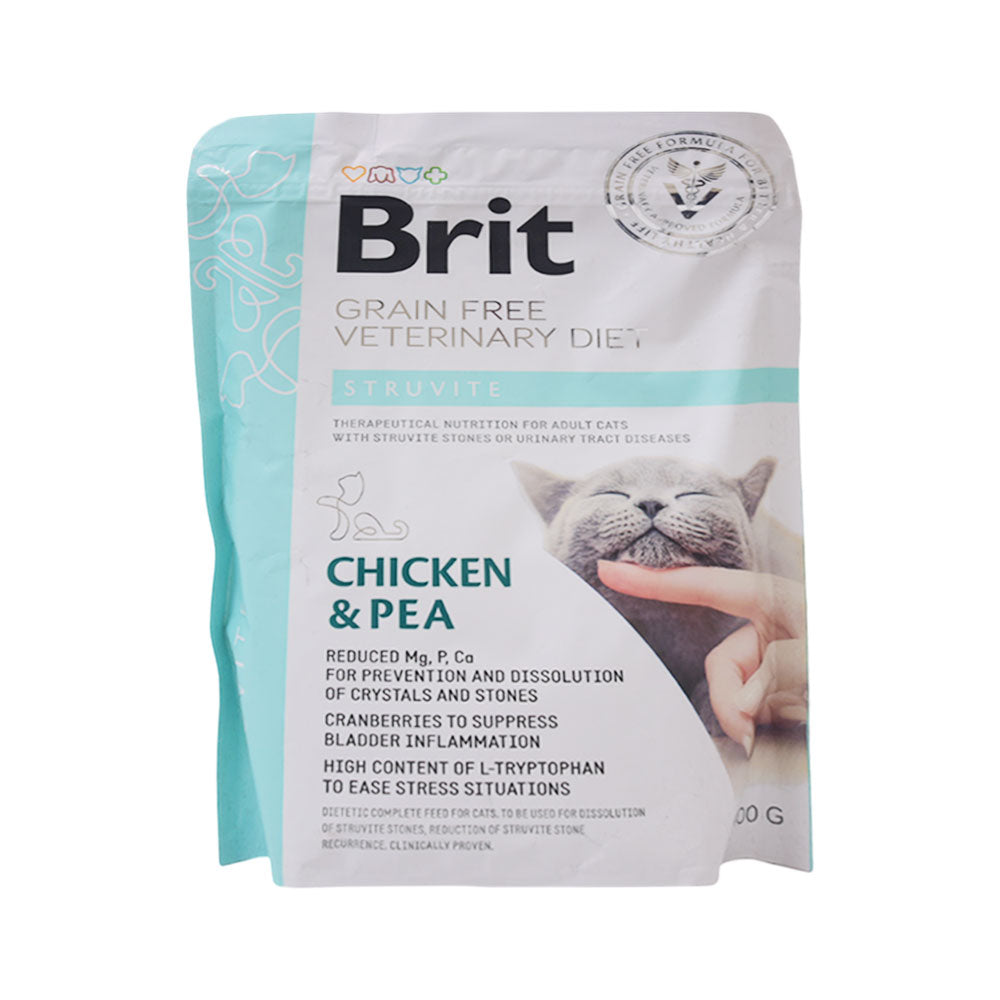 BRIT CARE CAT FOOD  STRUVITE CHICKEN & PEA 400 GM