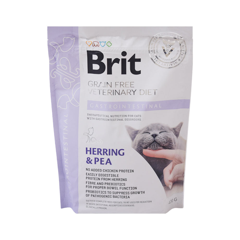 BRIT CARE CAT FOOD  GASTROINTESTINAL HERRING & PEA 400 GM