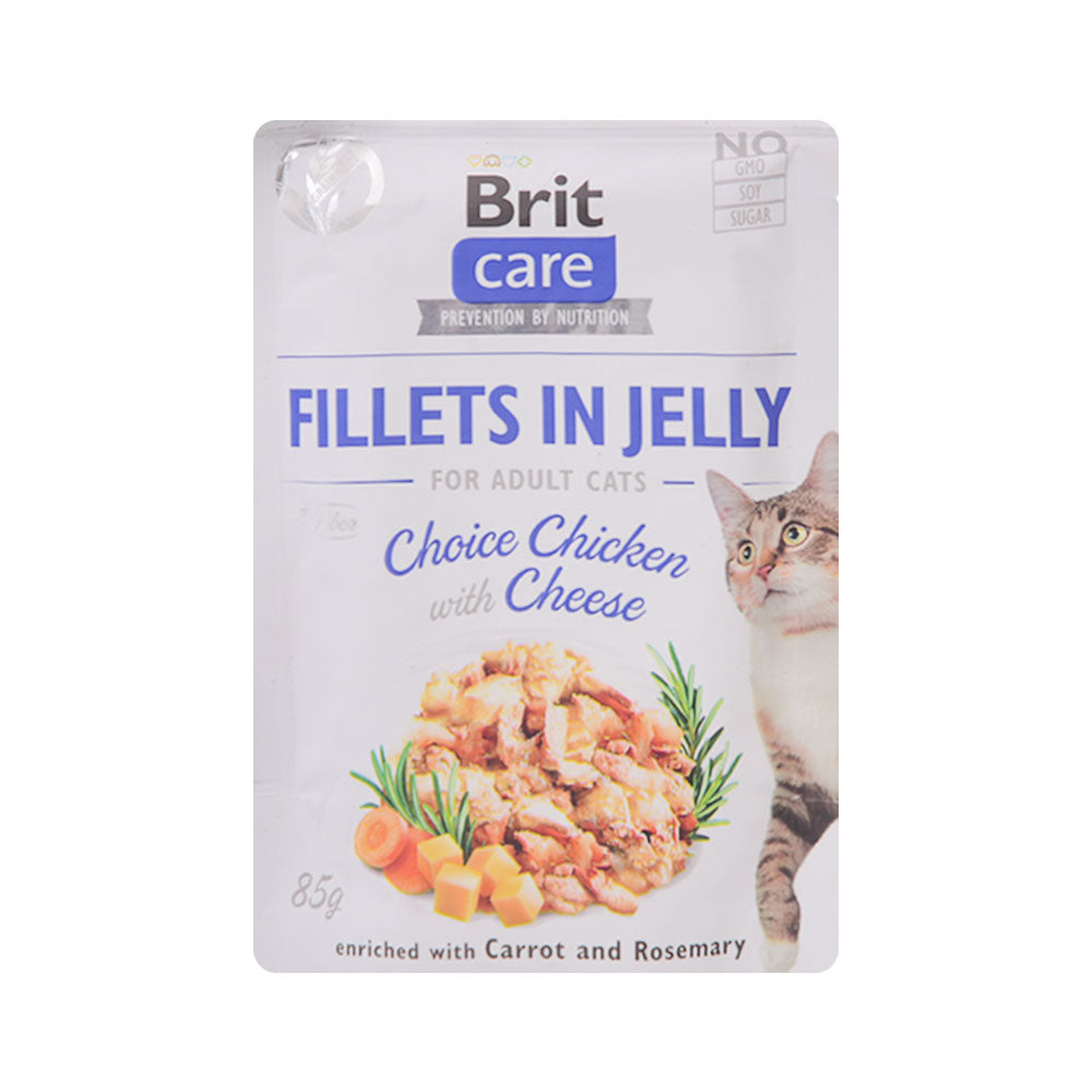 BRIT CARE CAT FOOD  CHICKEN WITH CHEESE 85 GM