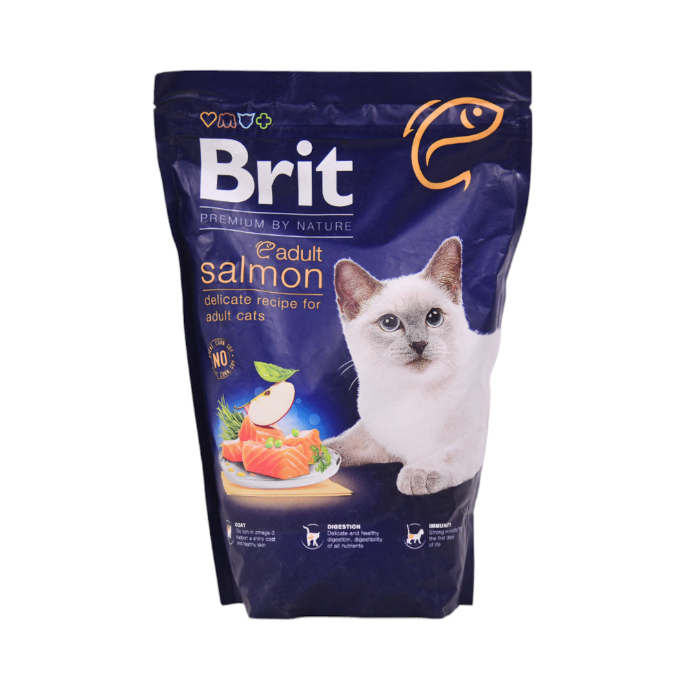 BRIT PREMIUM CAT FOOD ADULT SALMON 800 GM
