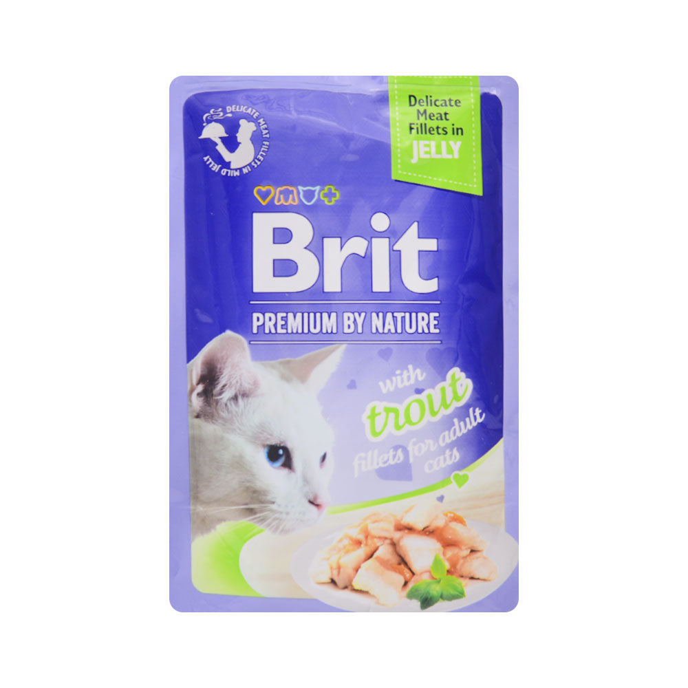 BRIT CARE CAT FOOD PREMIUM TROUT 85 GM