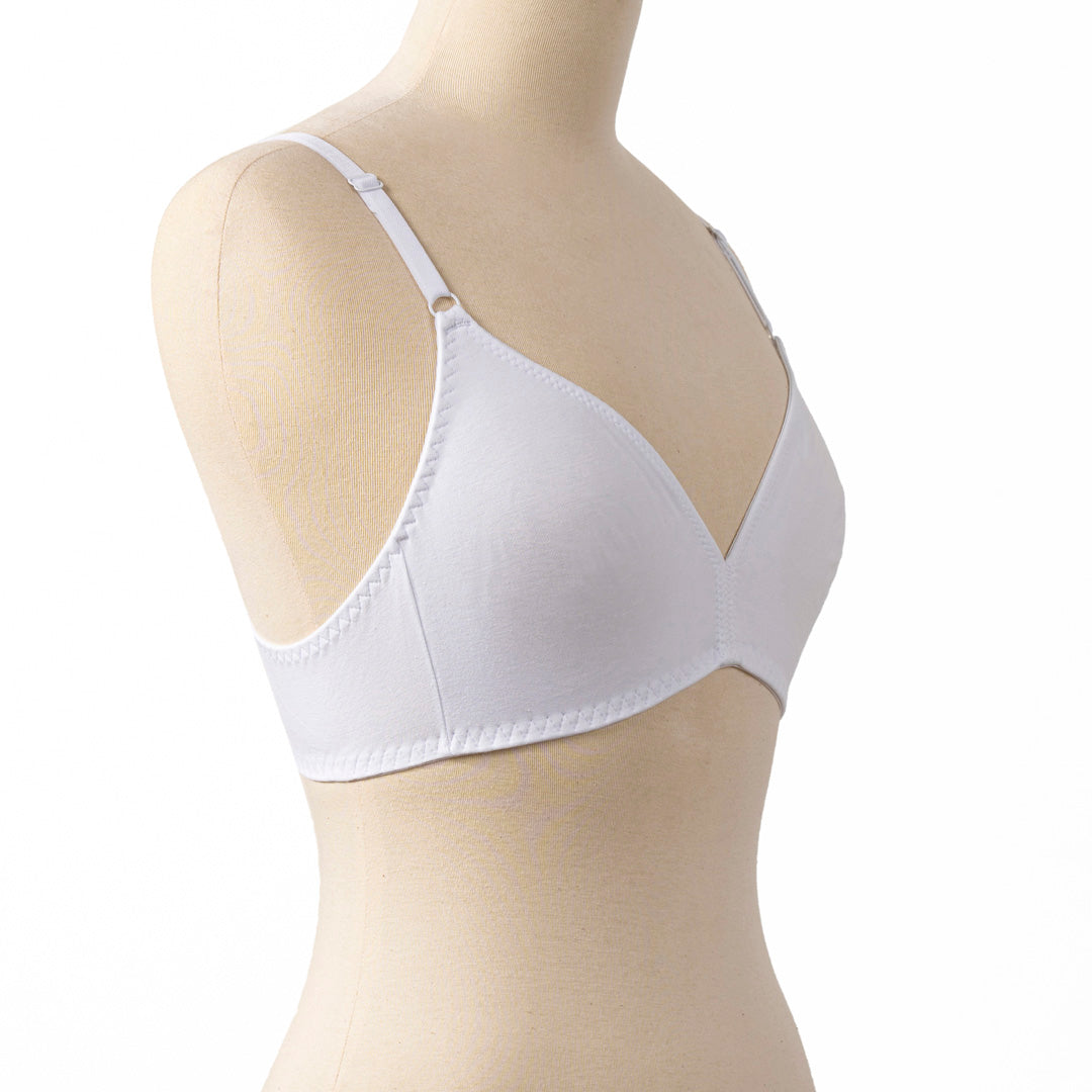 Belleza Lingerie Cotton Stretch Bra 63-N-White
