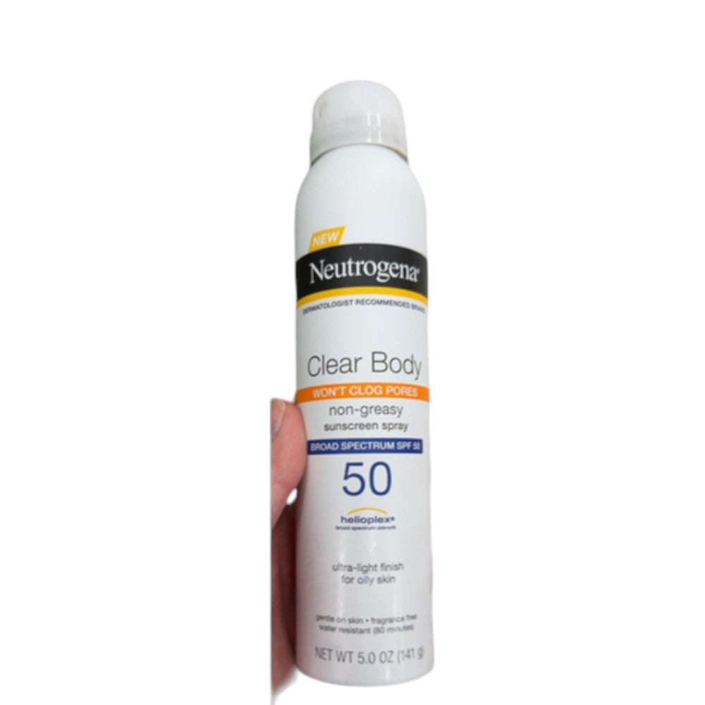 NEUTROGENA CLEAR BODY SUNSCREEN SPRAY SPF-50 141G