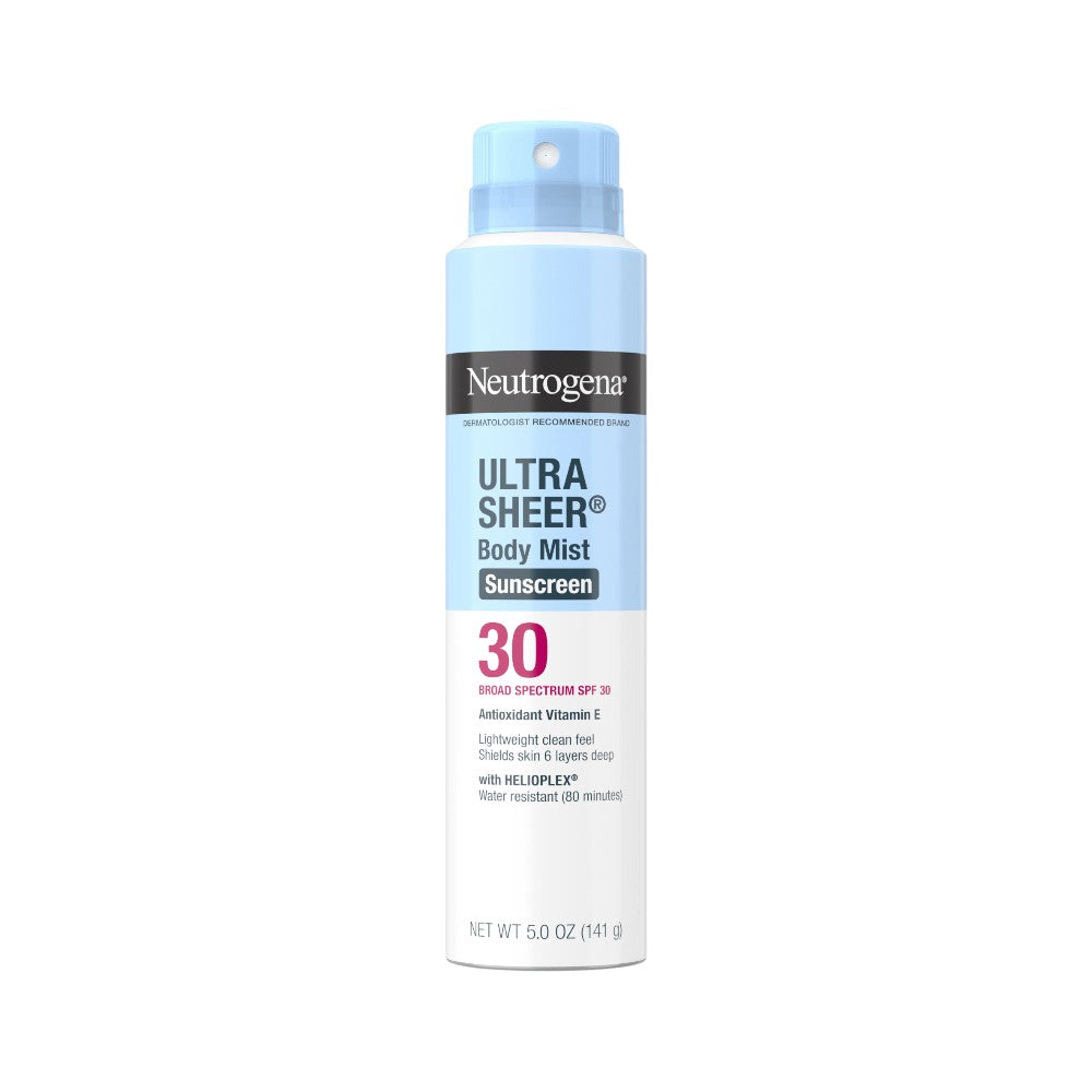 NEUTROGENA ULTRA SHEER BODY MIST SUNSCREEN SPF-30 141G