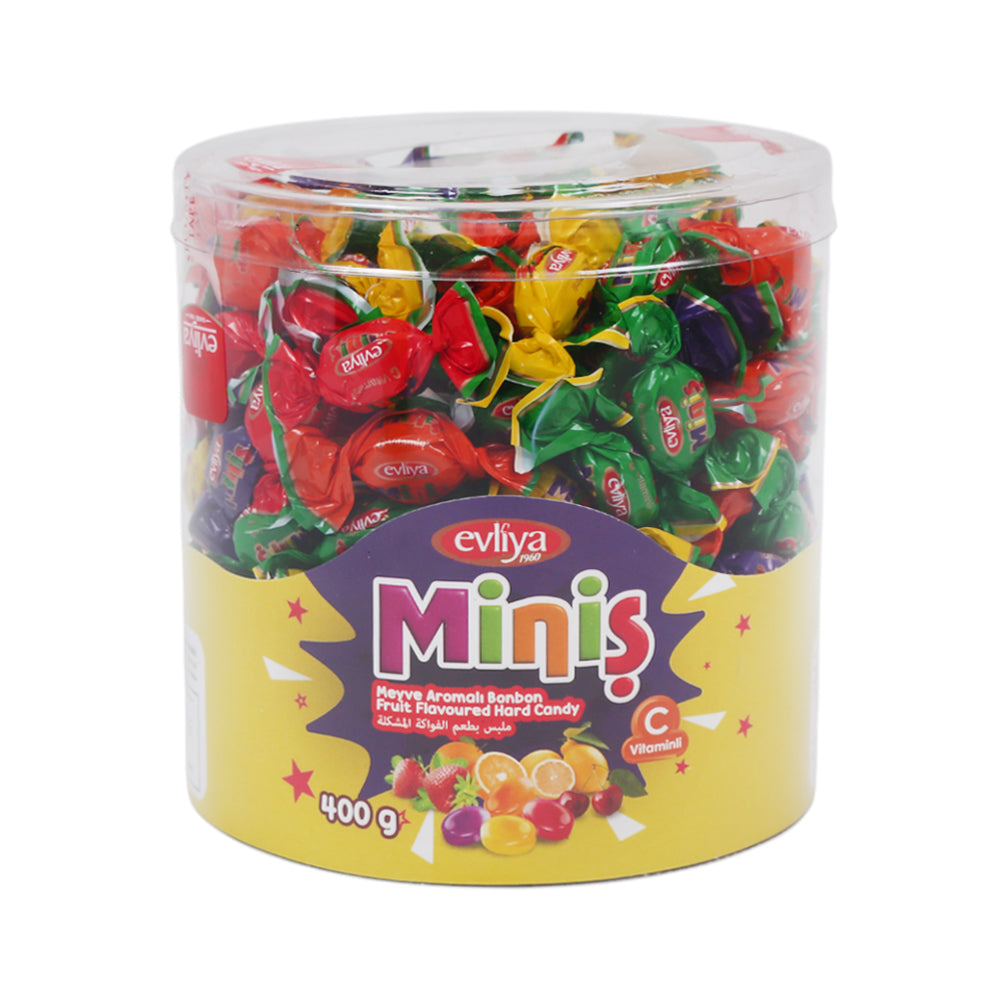 EVLIYA CANDY FRUITS MINIS BOX 400 GM