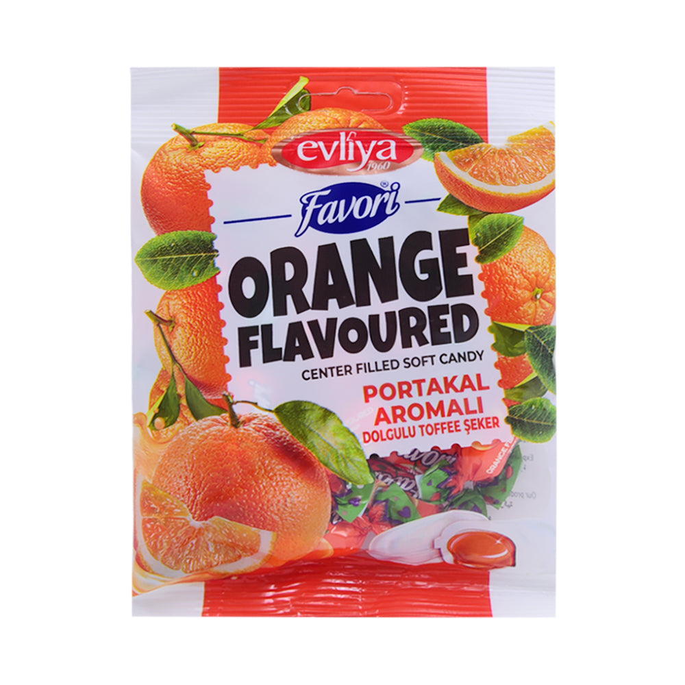 EVLIYA FAVORI ORANGE FLAVOURED POUCH 90GM