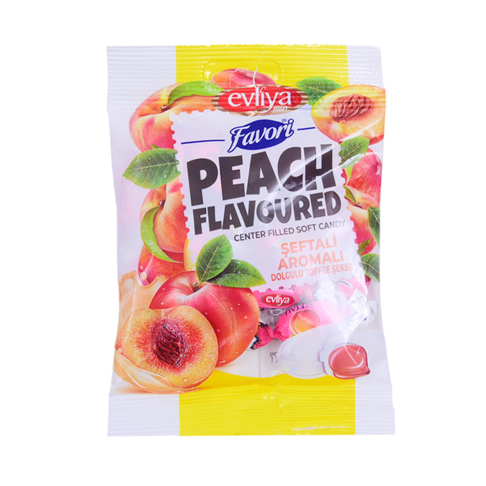 EVLIYA FAVORI PEACH FLAVOURED POUCH 90GM