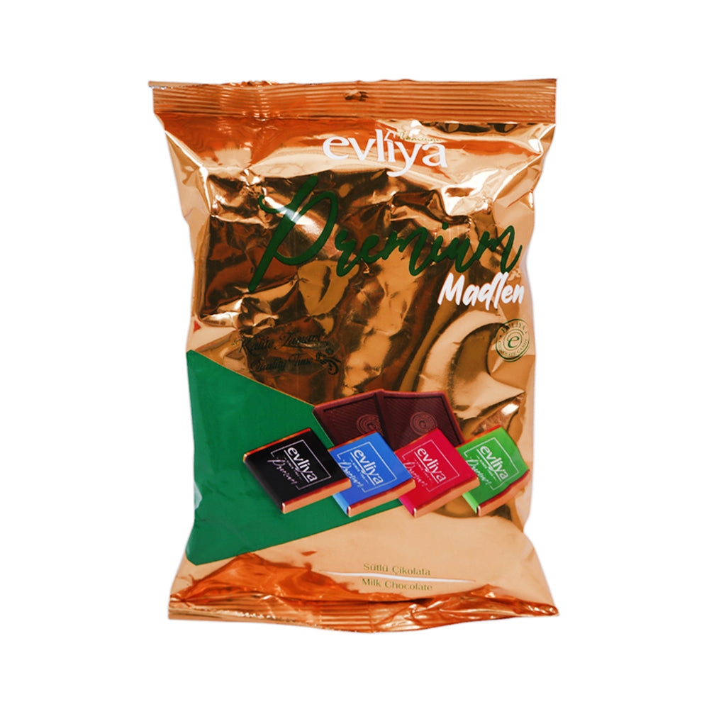 EVLIYA PREMIUM MILK CHOCOLATE MADLEN 150 GM