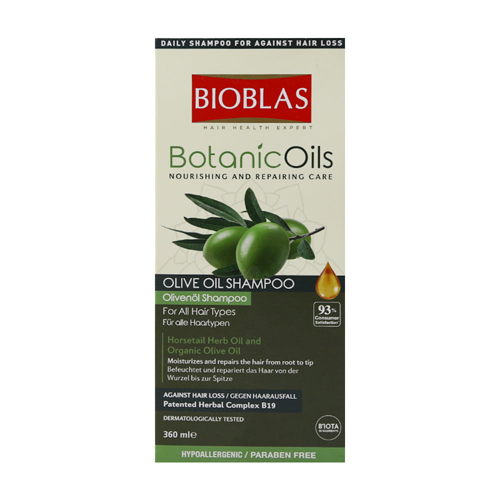 BIOBLAS BOTANIC OILS OLIVE OIL SHAMPOO 360ML