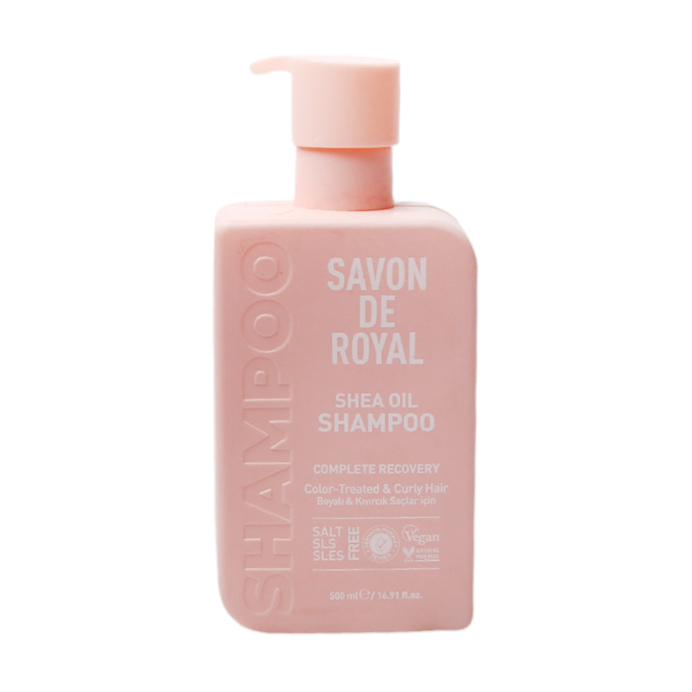 SAVON DE ROYAL SHAMPOO SHEA OIL COLOR TREAT & CURY HAIR 500