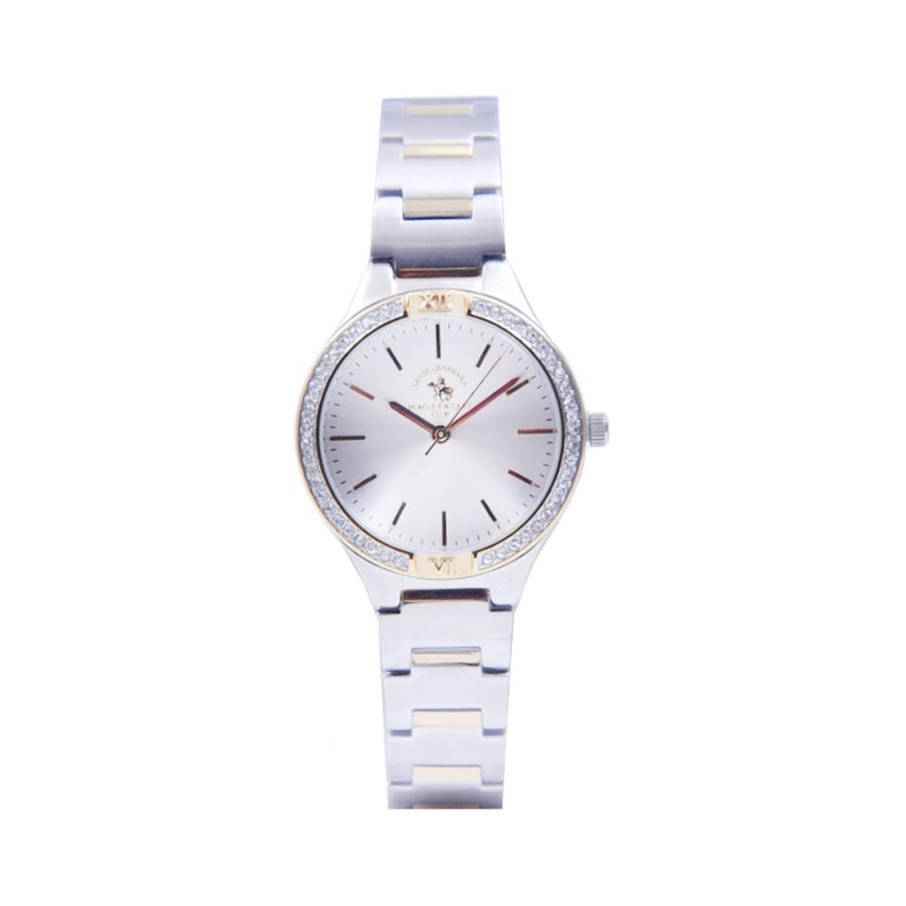 SANTA BARBARA WATCH SB.1.10407-2/L/SS TT /GP/ SILVER AS02
