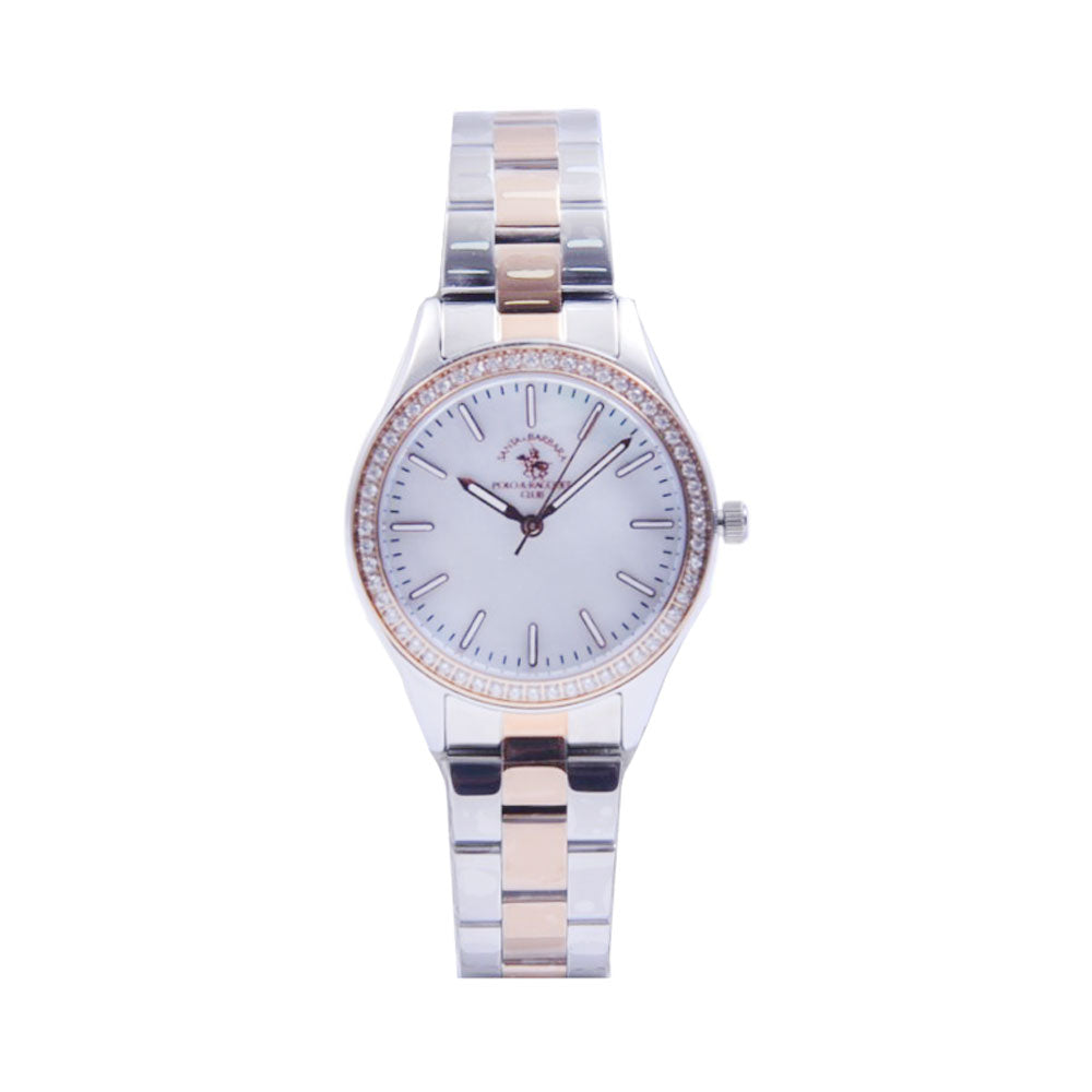 SANTA BARBARA WATCH SB.1.10490-4/L/SS/TTRG/RG/WHITE MOB LMX