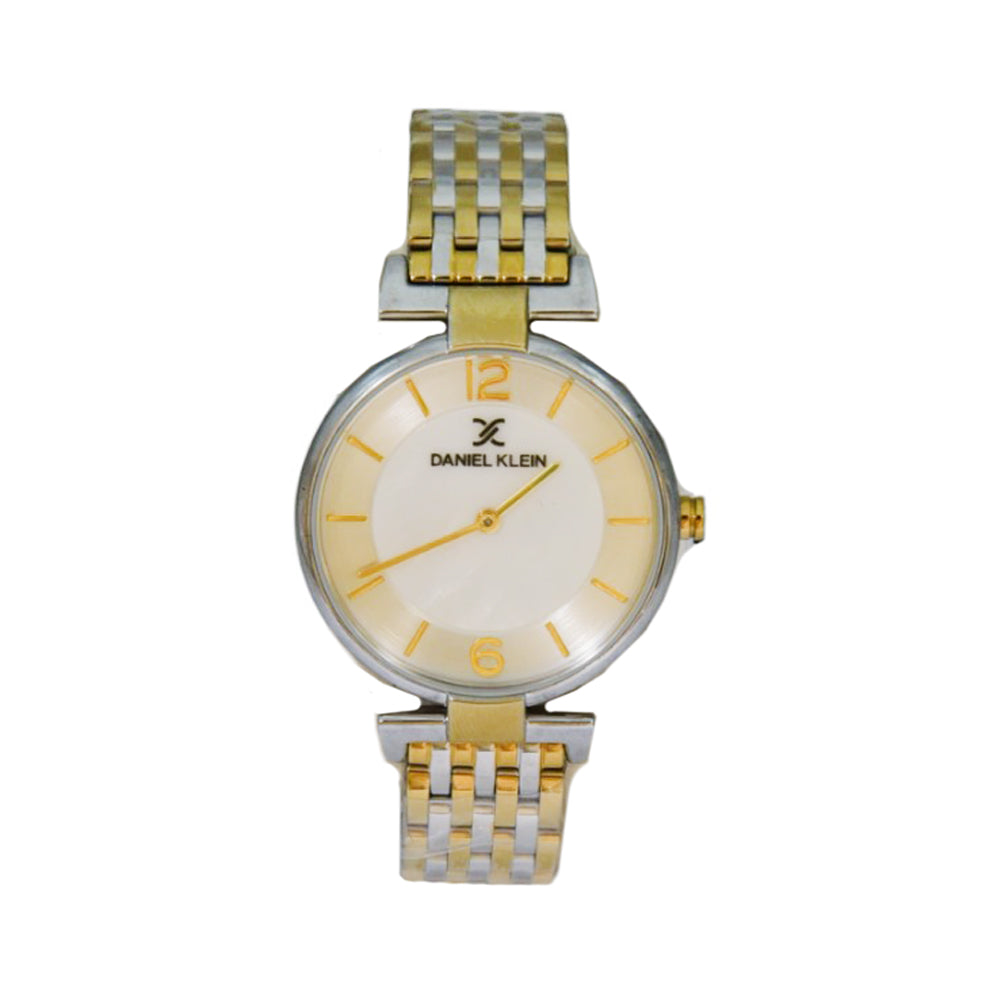 DANIEL KLEIN WATCH DK.1.13486-3/L/SS/TTGP/GP/ SILVER/OADM