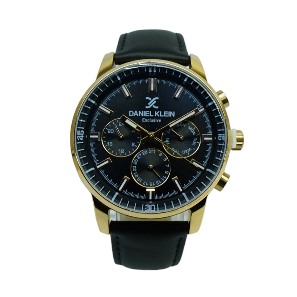 DANIEL KLEIN WATCH DK.1.13528-4/G/LDR BK/RG/ MF BK/OADM
