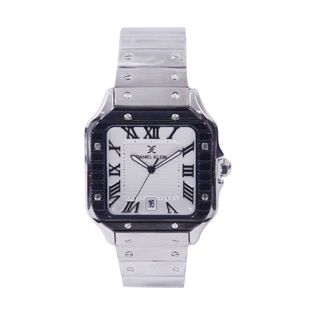 DANIEL KLEIN WATCH DK.1.13647-3/G/SS/BK SQ/SILVER OADM