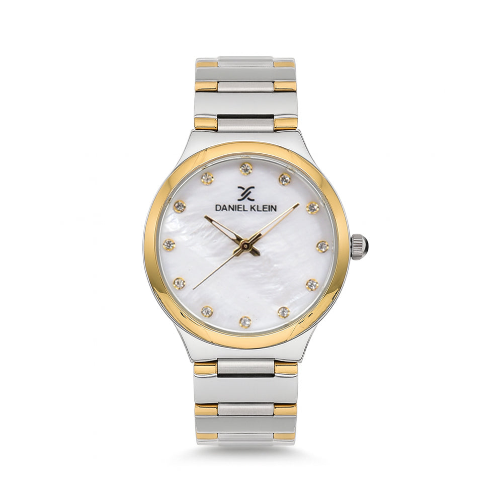 DANIEL KLEIN WATCH DK.1.13596-3/L/SSTT/GP/WHITE MOP OQLL