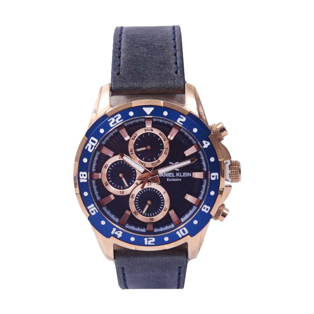 DANIEL KLEIN WATCH DK.1.13641-3/G/LDR BLU/BLU RG/MF BLU OADM