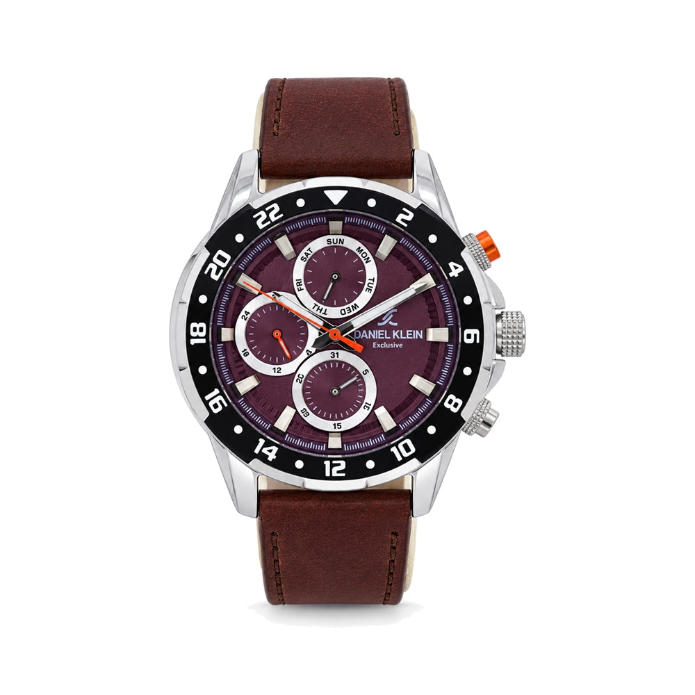 DANIEL KLEIN WATCH DK.1.13641-5/G/LDR BRO/BK SS/MFBRO OADM